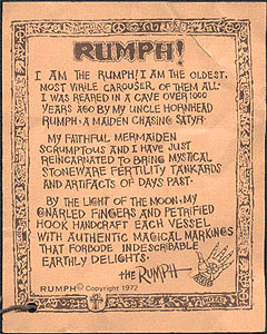 Rumph Tag of Authenticity