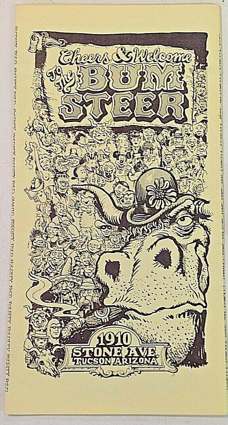 Bum Steer Eats Menu
