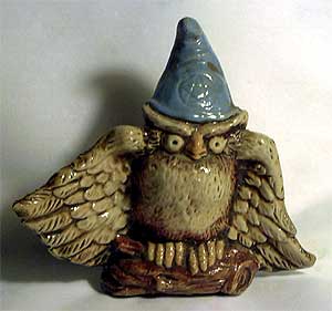 Owl in a Wizards Cap